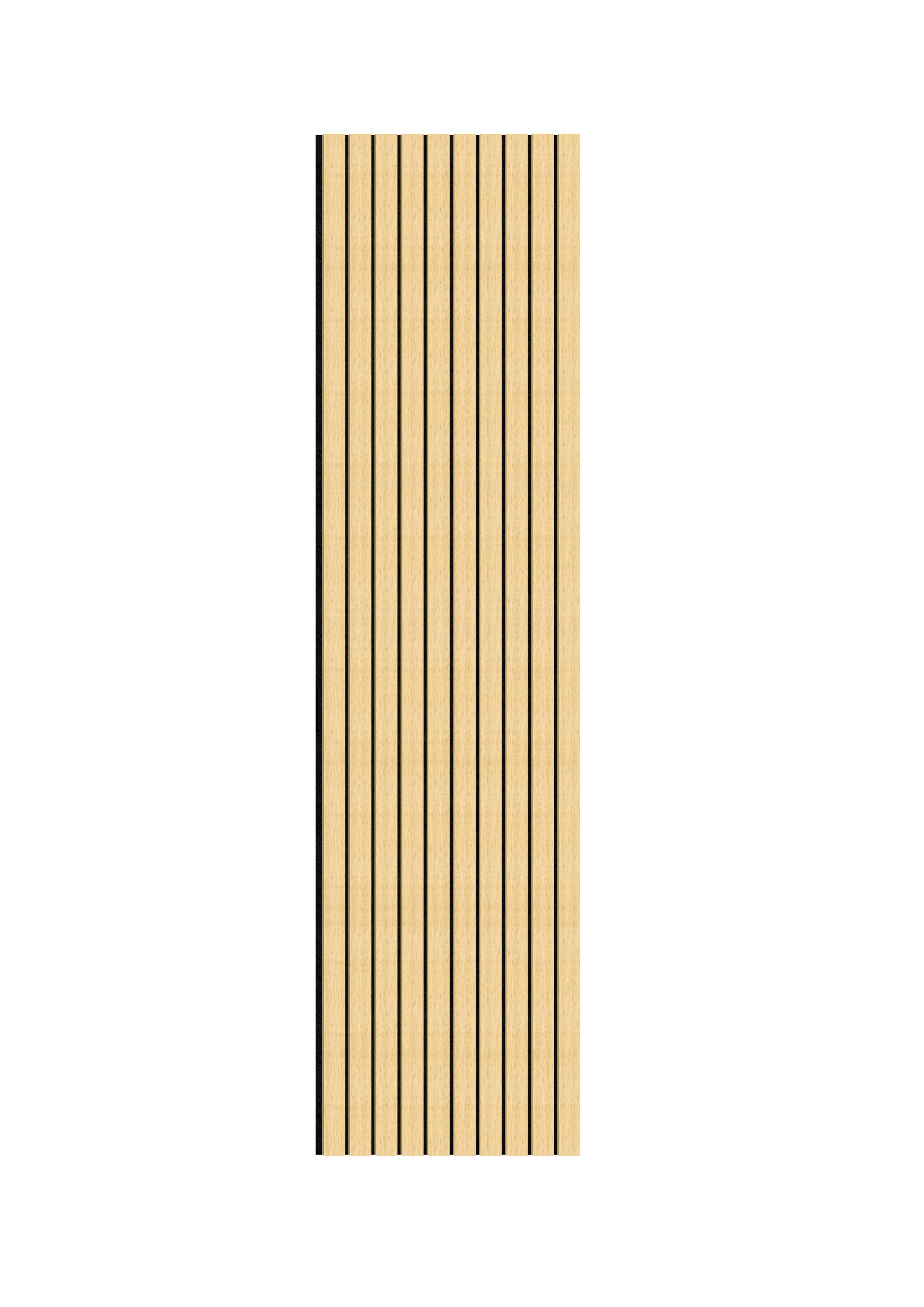 Acoustic Slat Wall Panels | Premium ExtraWide Slats | 240cm x 60cm | Oak - Image 3