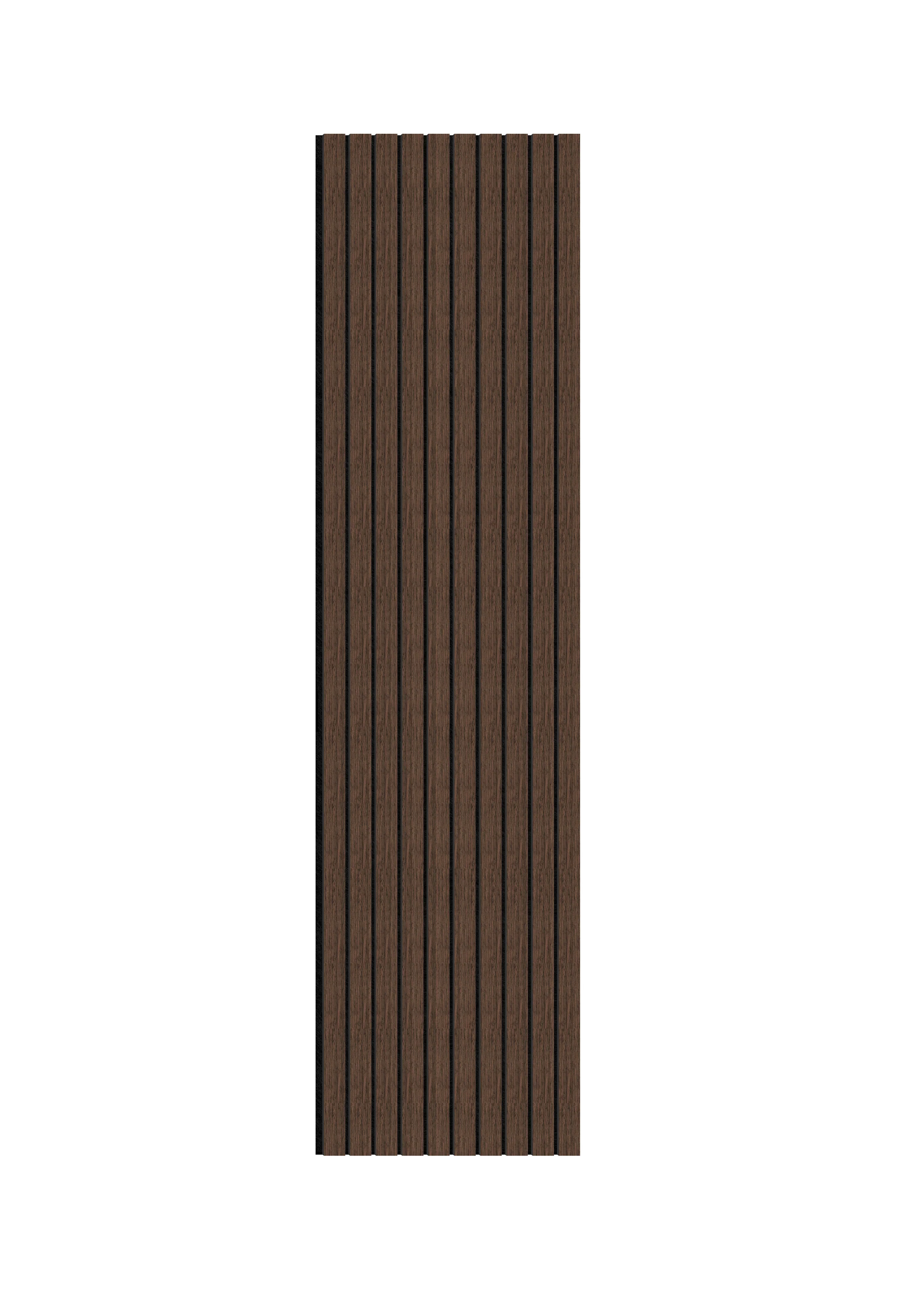Acoustic Slat Wall Panels | Premium ExtraWide Slats | 240cm x 60cm | Smoke - Image 4