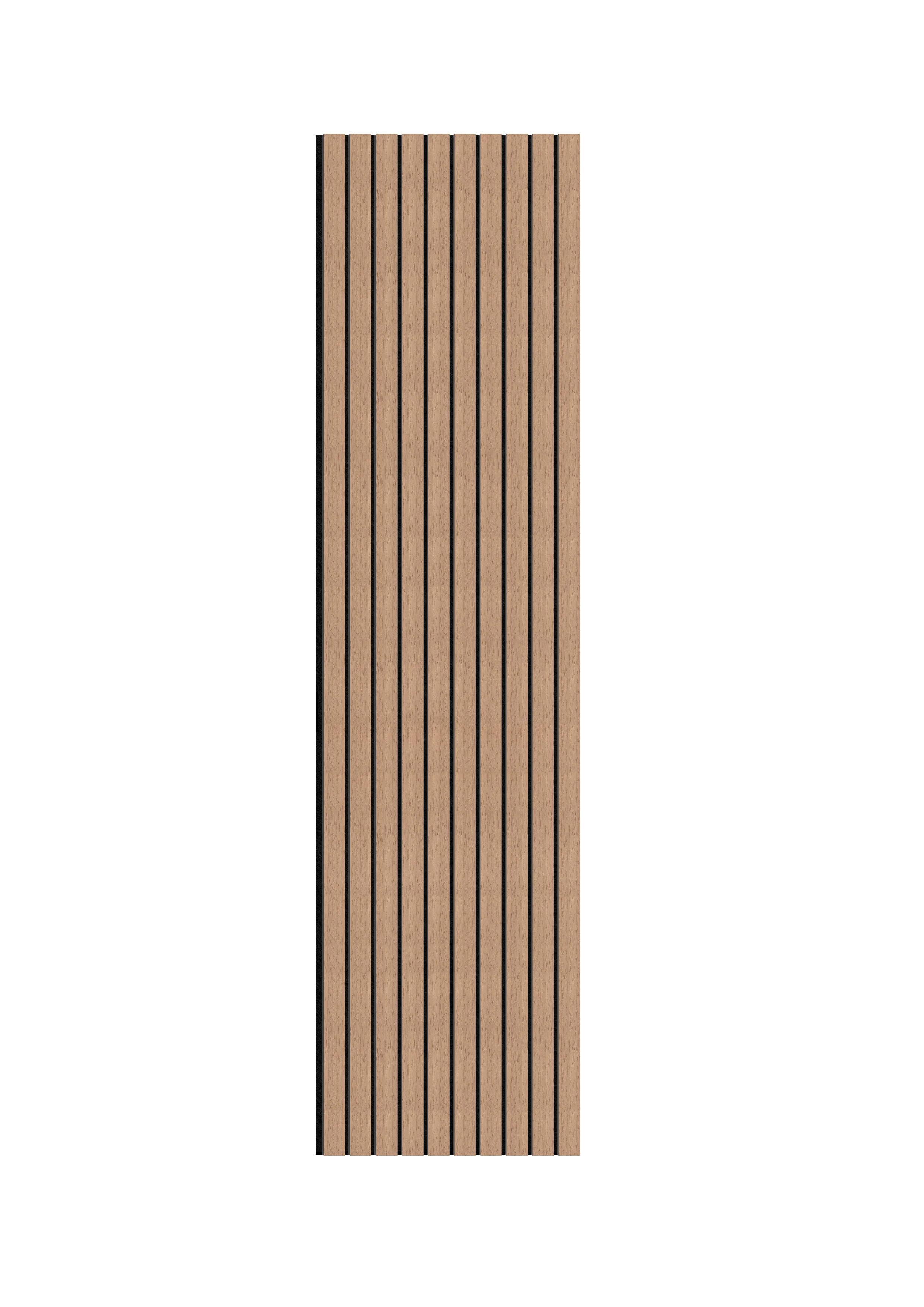 Acoustic Slat Wall Panels | Premium ExtraWide Slats | 240cm x 60cm | Walnut - Image 3