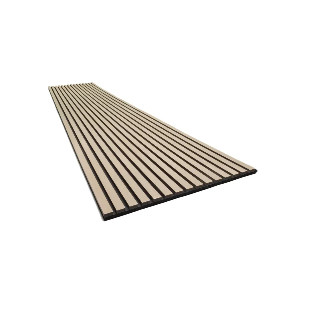 3m x 60cm | Acoustic Slat Wall Panels | Classic/Light Oak | Premium Wood Veneer - Image 4