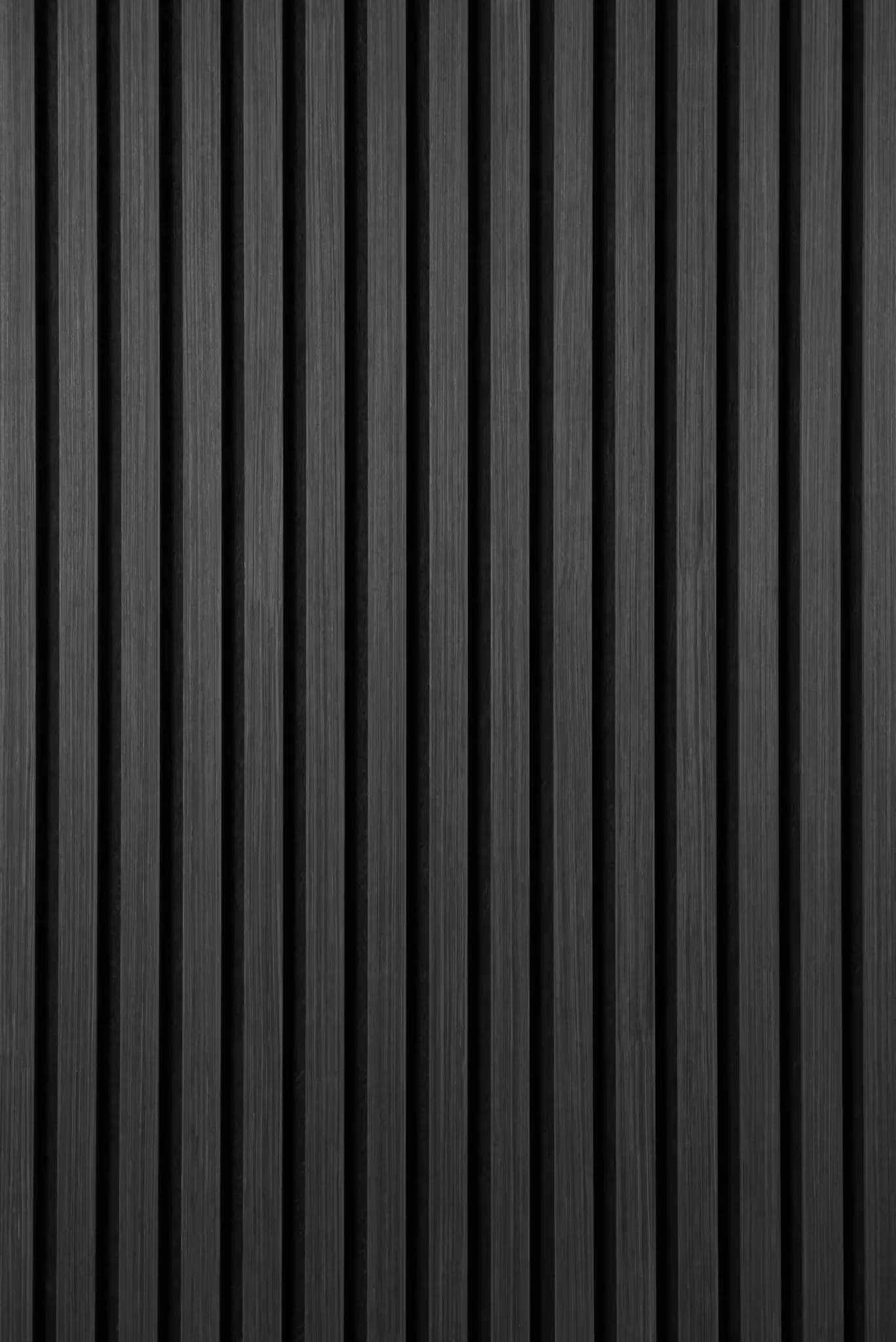 Acoustic Slatted Wall Panel 240 x 60cm - Black x 1 panel - Image 4